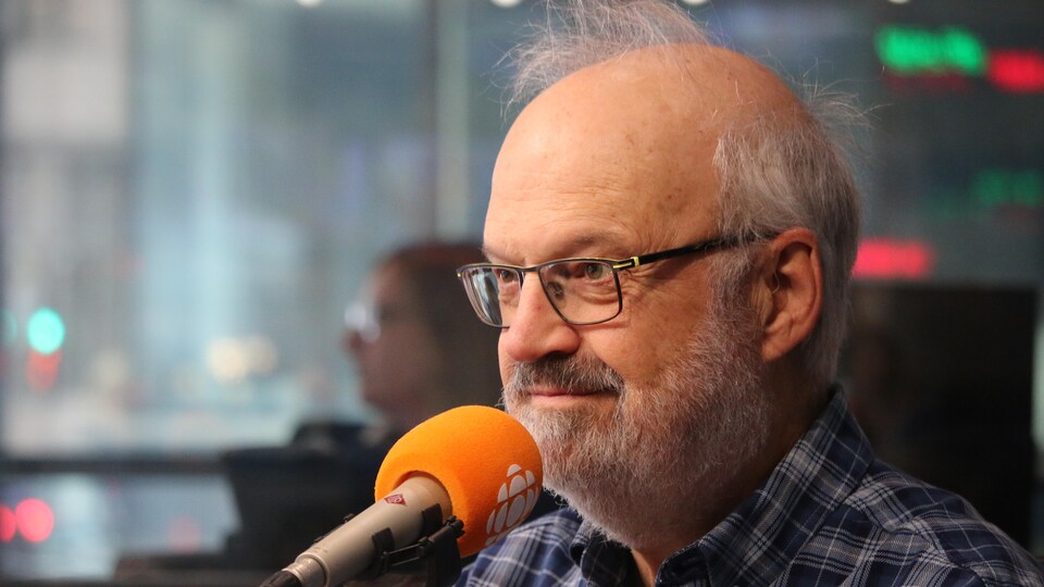Marc Vallières en studio