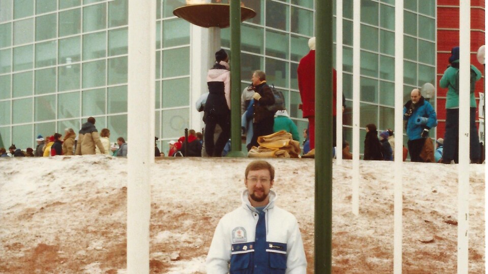 Dale Marciski a Calgary pour les Jeux olympiques de 1988
