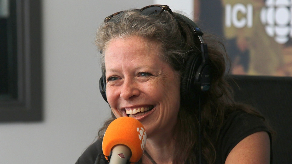 Marie-Ève Sévigny en studio