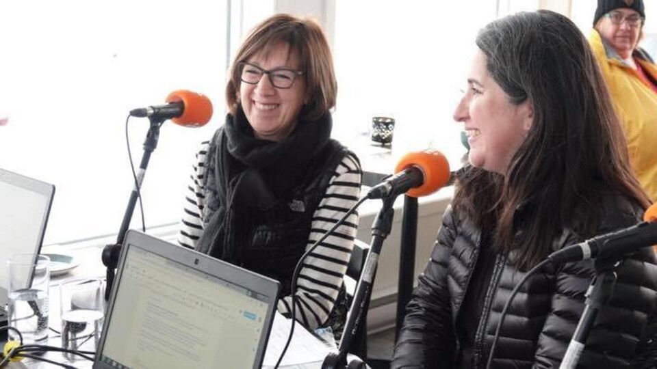 Marie Leblanc et Stéphanie Thibaud