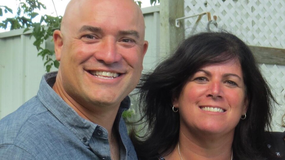 Luc et Chantal Larocque.