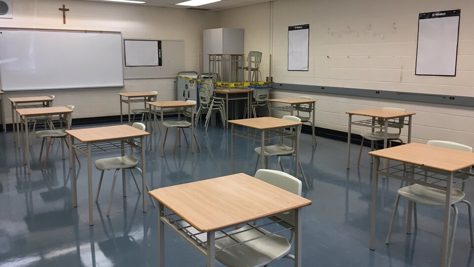 Classe du Conseil scolaire catholique Mon Avenir.