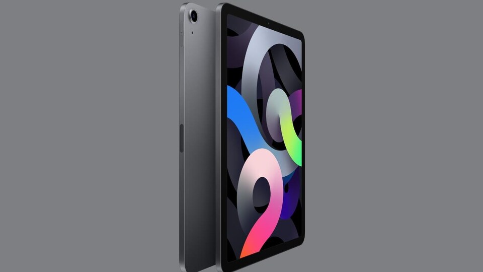 Une tabelette iPad Air.