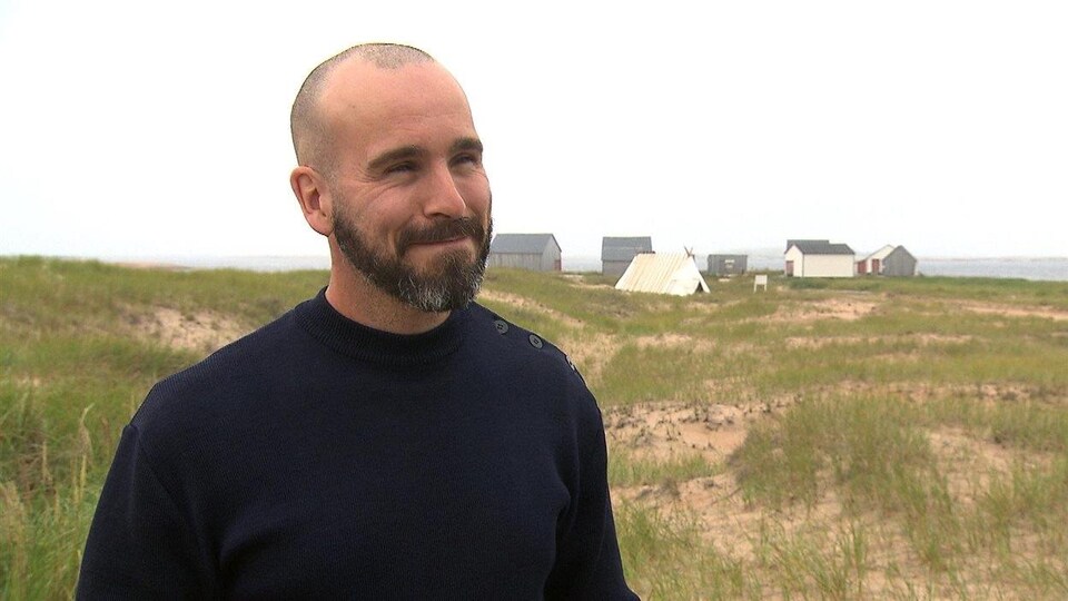 Le conteur des Îles-de-la-Madeleine, Michel Boudreau.