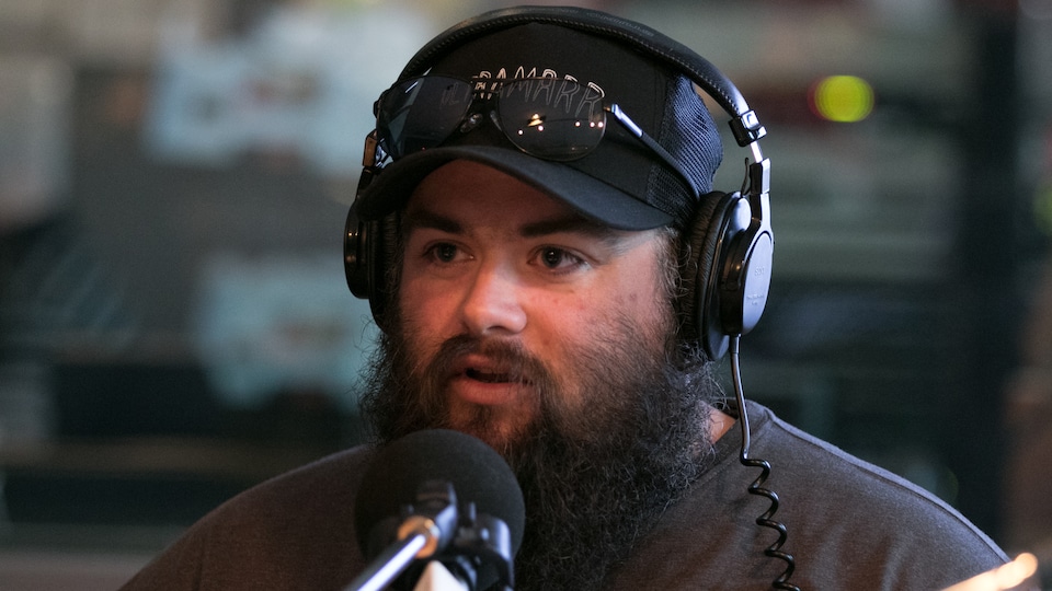 Photo de Mickaël Bergeron, en studio