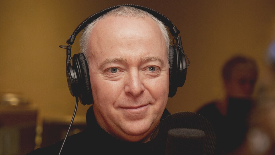Guy Jodoin au studio 18 de Radio-Canada, à Montréal, le 22 octobre 2018.