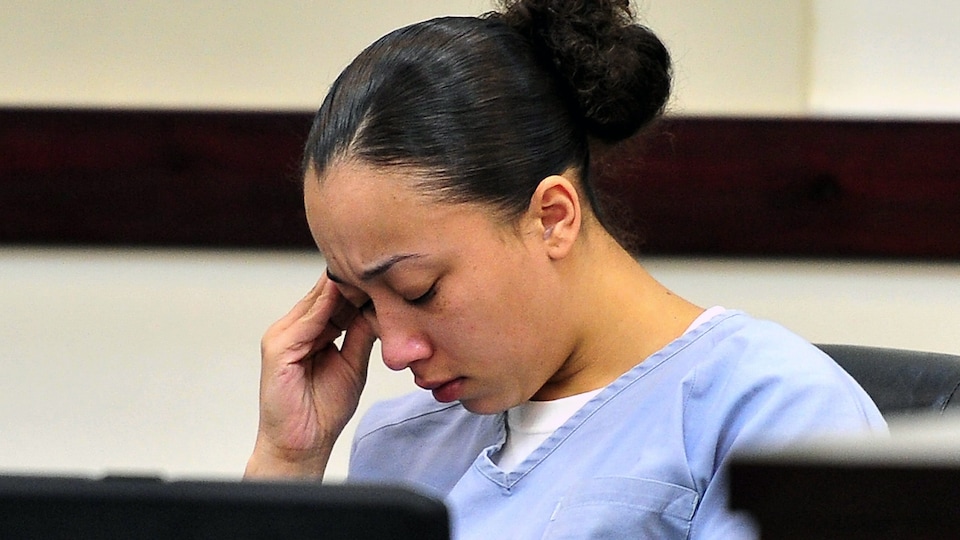 Cyntoia Brown durant une audience en Cour, à Nashville, au Tennessee, en novembre 2012.