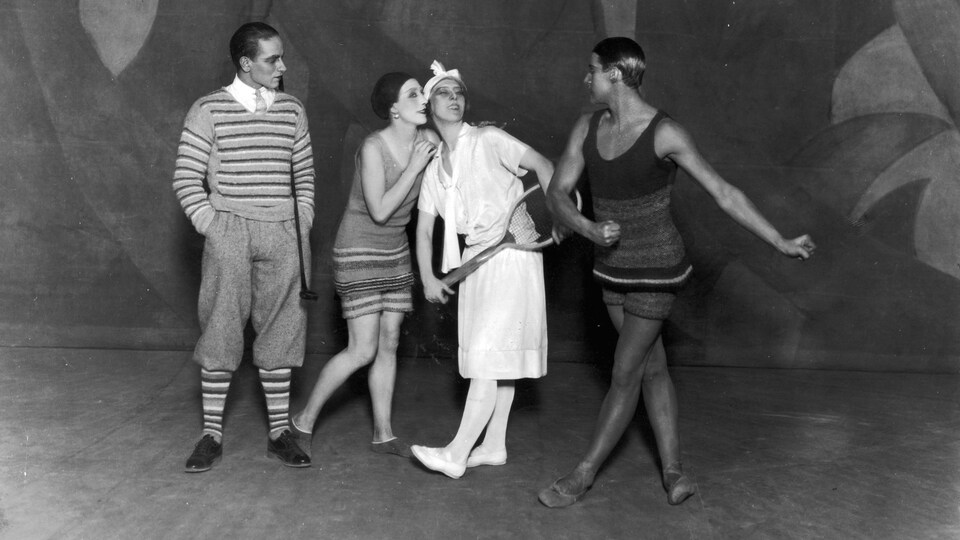 Les danseurs Leon Woizikowsky, Lydia Sokolova, Bronislav Nijinska et Anton Dolin.