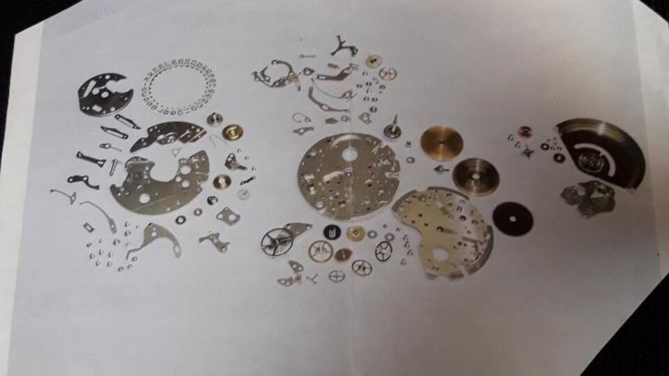Lot De Pièces Détachées Pour Montres Anciennes - Marque LIP - Vrac Pour Horloger