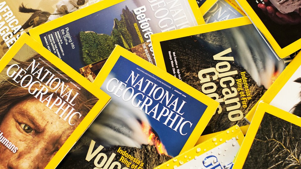 un tas de magazines