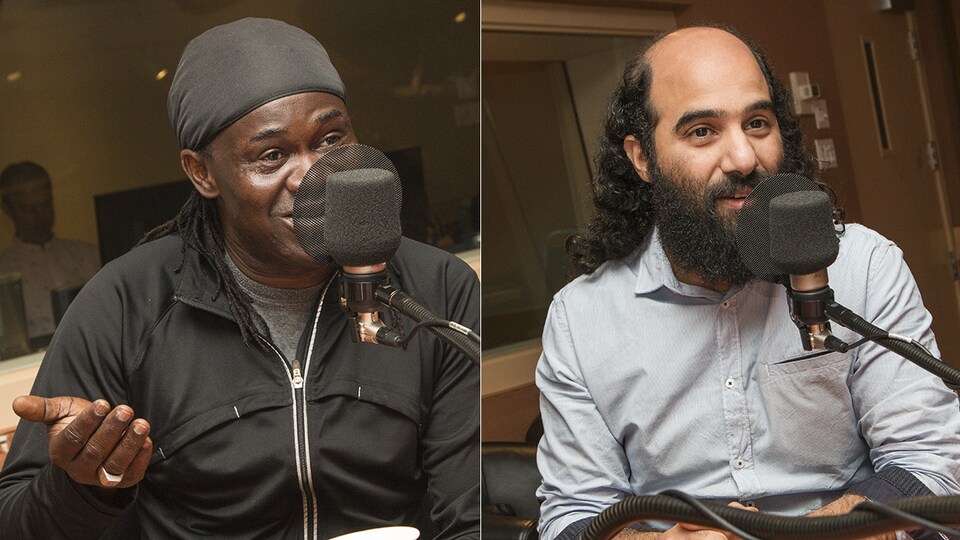 Zal Sissokho et Kiya Tabassian au micro de Catherine Perrin