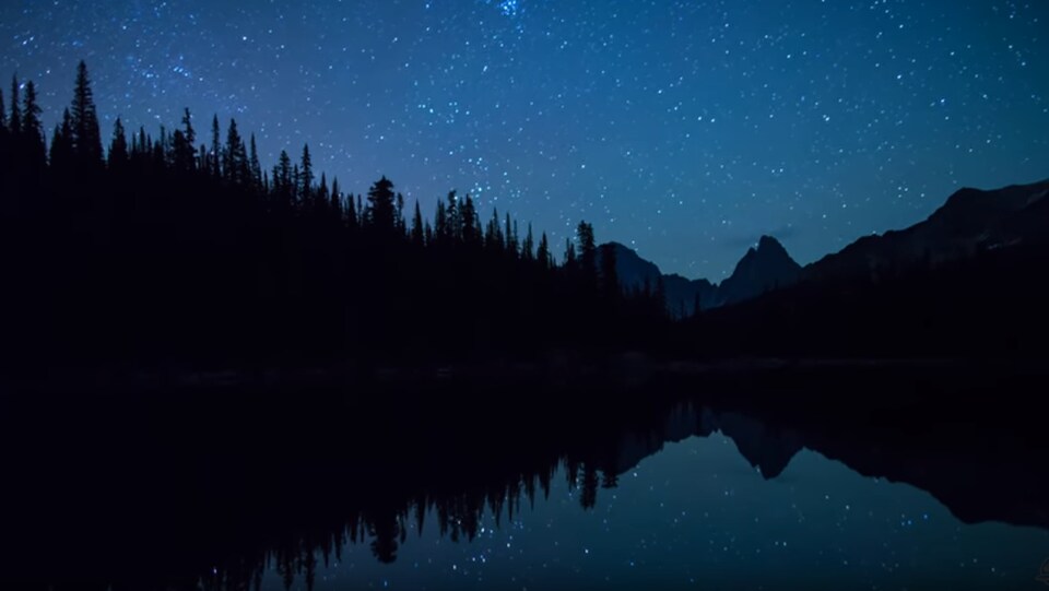 Nuit étoilée à Jasper, AB