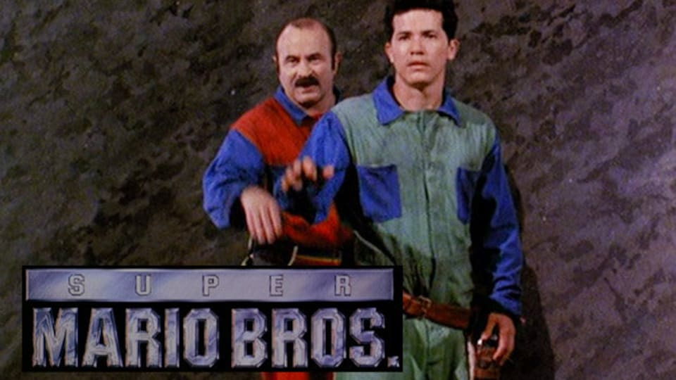 Mario Bros movie poster.