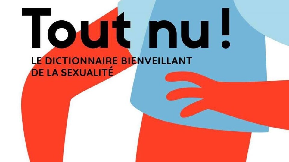 Page couverture du livre. Illustration d'un personnage à la peau orange qui regarde dans ses culottes avec un grand sourire.