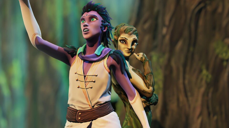 Des personnages en réalité virtuelle.