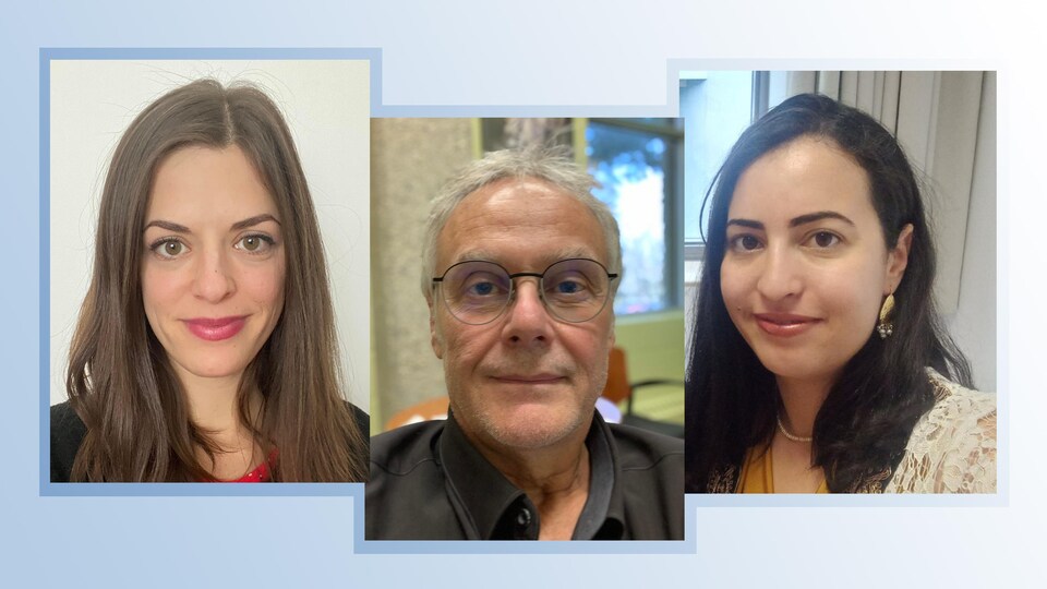 Photos de Jacqueline Perrault-Cyr, David Lawlor et Saoussen Drira.