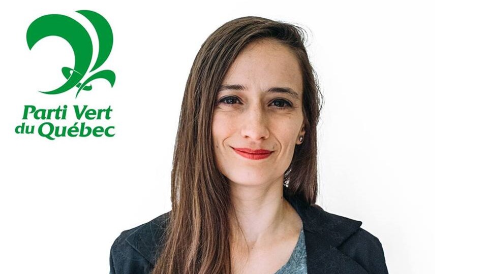 Jessica Wells se présente pour le Parti vert dans la circonscription Rouyn-Noranda-Témiscamingue lors de l'élection provinciale de 2018.