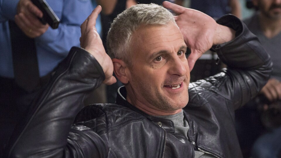 Patrick Huard dans une scène du film <i>Bon cop bad cop 2</i>