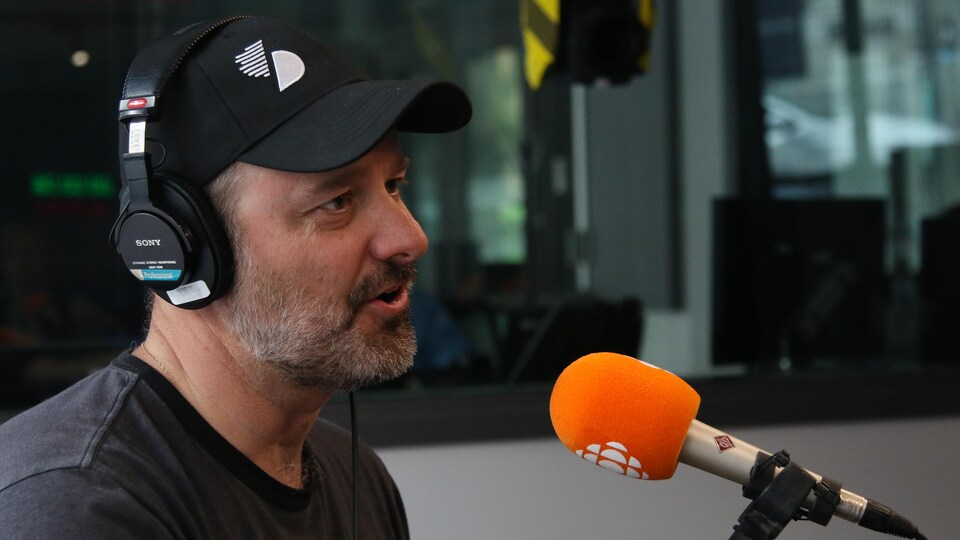 Patrick Martin, en studio.