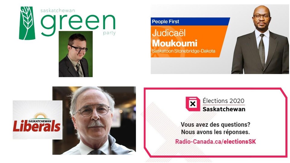 de 3 candidats de partis politiques provinciaux
