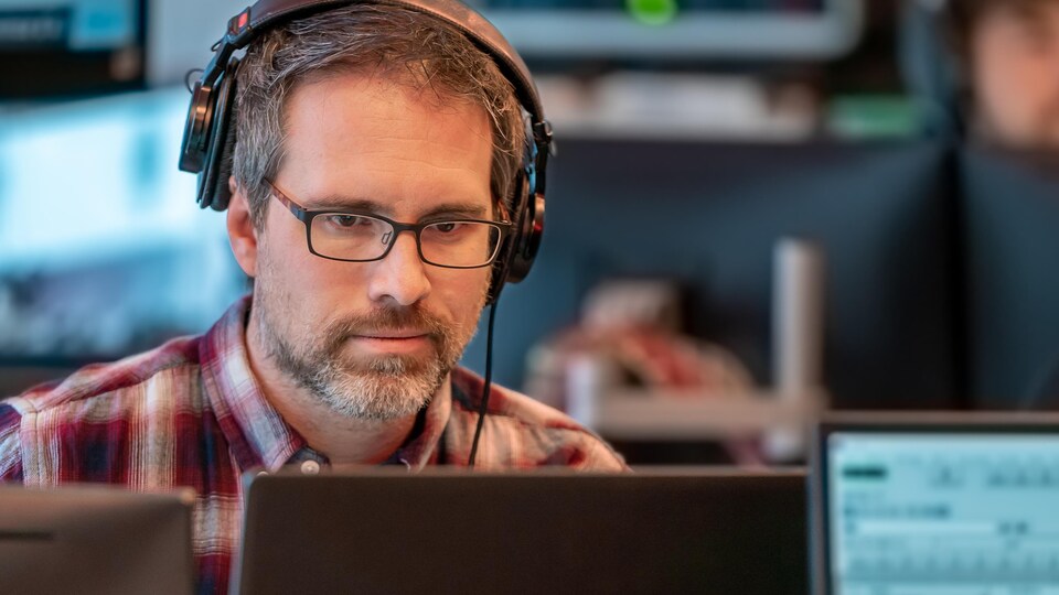 Le journaliste et chroniqueur sportif Pierre-Gabriel Turgeon.