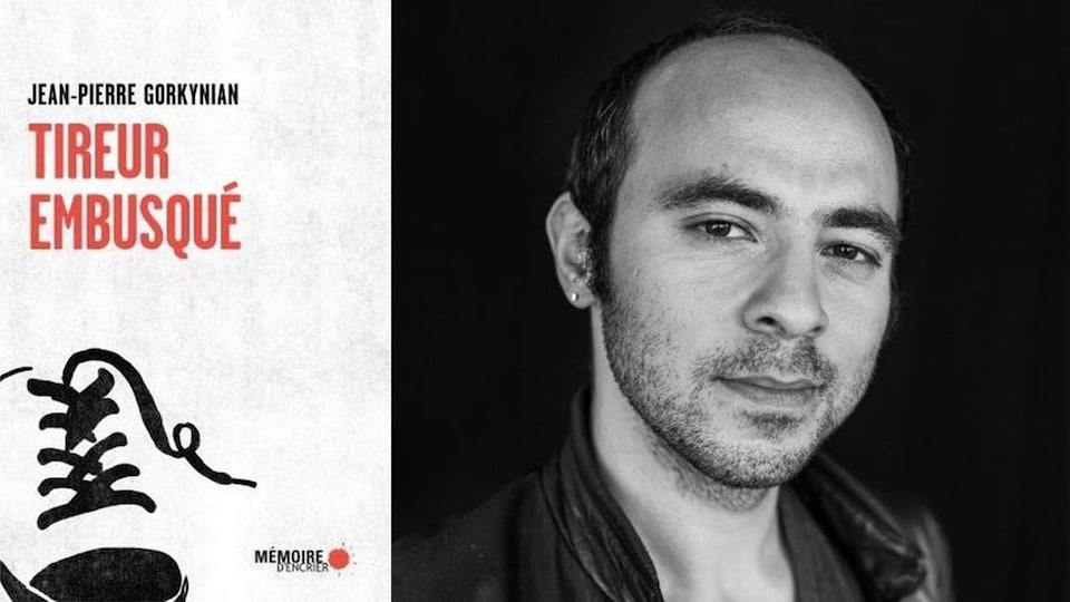 Couverture du livre « Tireur embusqué » de Jean-Pierre Gorkynian et photo de l'auteur.