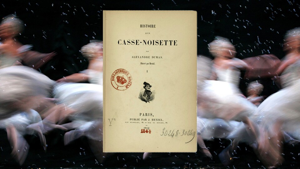 La couverture du roman d'Alexandre Dumas, Histoire d'un casse-noisette, qui a inspiré le ballet présenté partout dans le monde depuis de nombreuses années, dont à Londres.