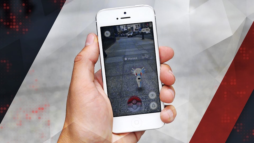 L'application Pokémon Go sur un téléphone intelligent