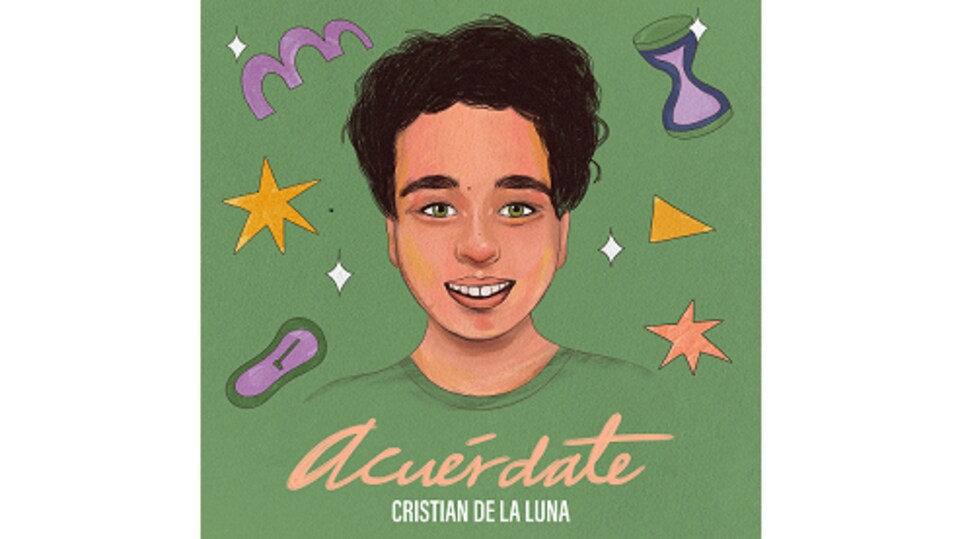 La pochette d'Acuérdate, single de Cristian de la Luna (AB).