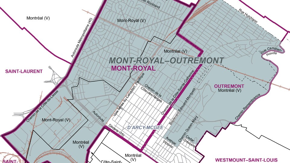 Les circonscriptions Mont-Royal–Outremont et d'Arcy-McGee après la refonte électorale