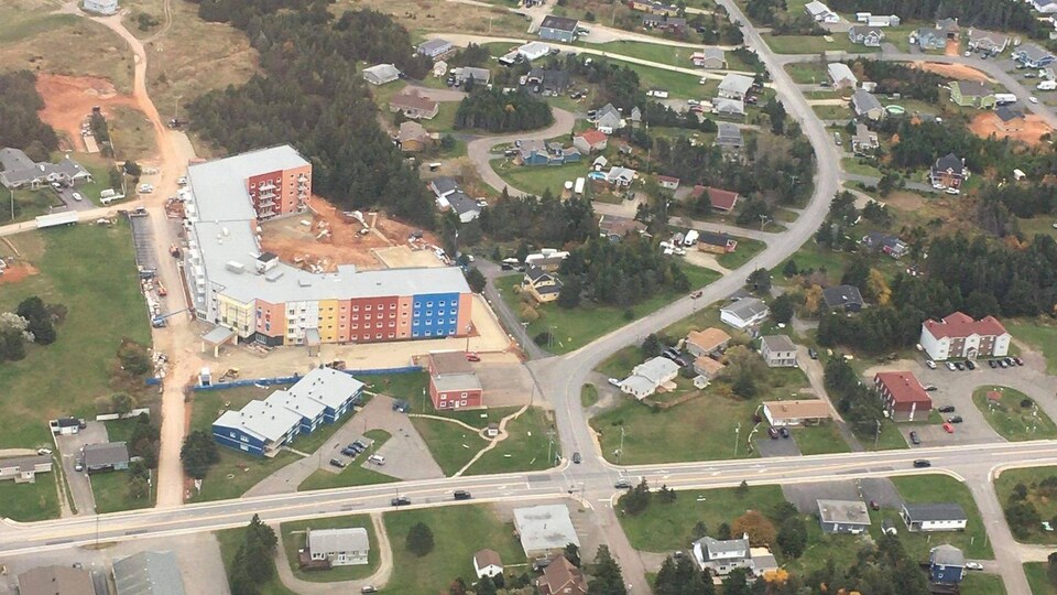 Vue aérienne de La Résidence Plaisance.