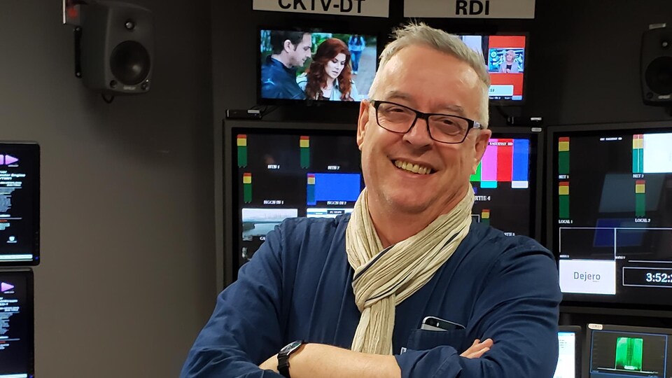 Richard Boivin face à la caméra