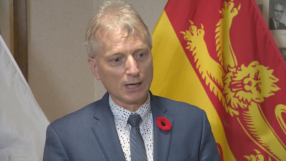 Roger Melanson, chef intérimaire du Parti libéral du Nouveau-Brunswick.