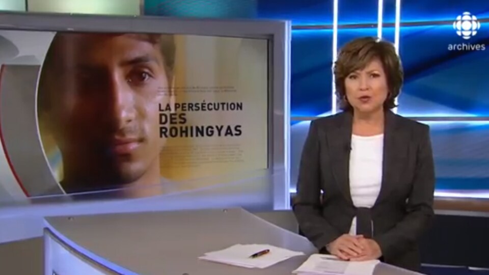 L'animatrice Céline Galipeau présente un reportage sur la persécution que subissent les Rohingyas au Myanmar. 