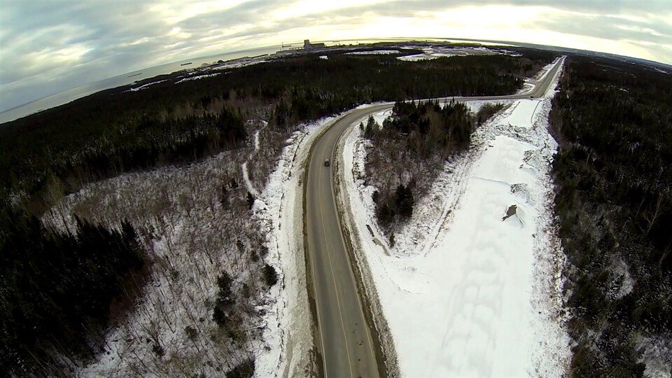La route 138 sur la Côte-Nord