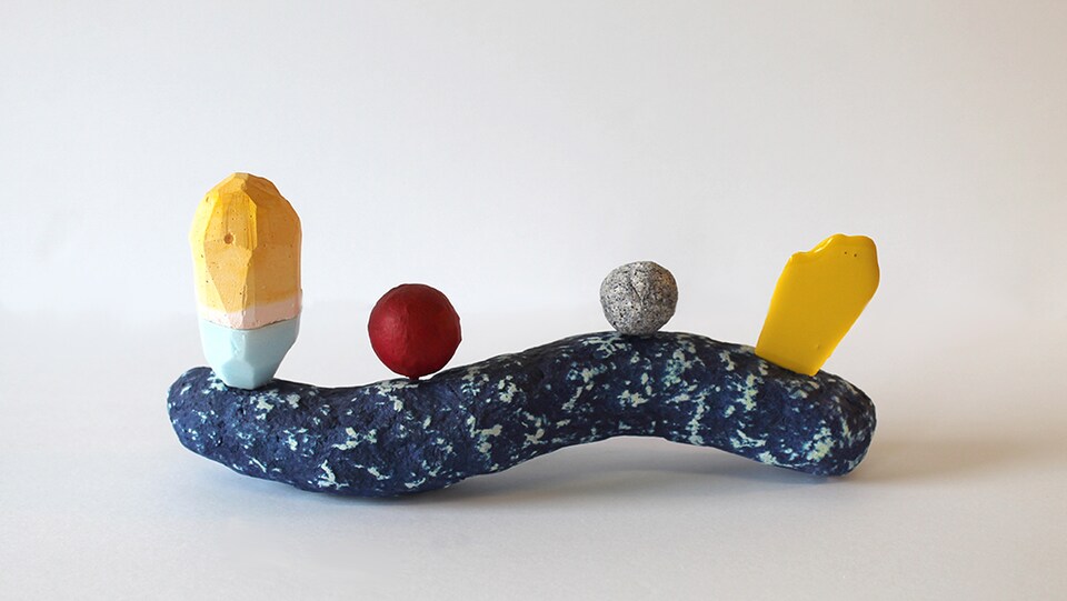 Sculpture de l'artiste baie-comoise Catherine Arsenault