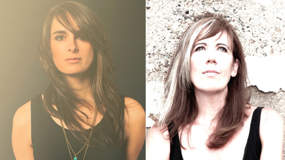 2 femmes aux cheveux longs