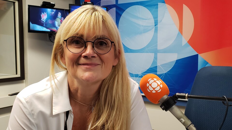 Sophie Torris en studio