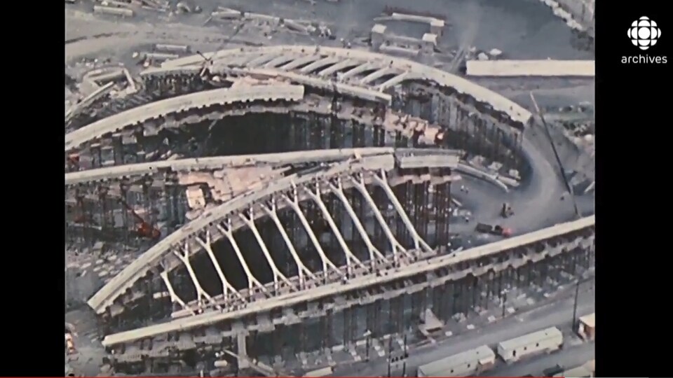 Il Y A 45 Ans On Commencait La Construction Du Stade Olympique A Montreal Jeux Olympiques Radio Canada Ca