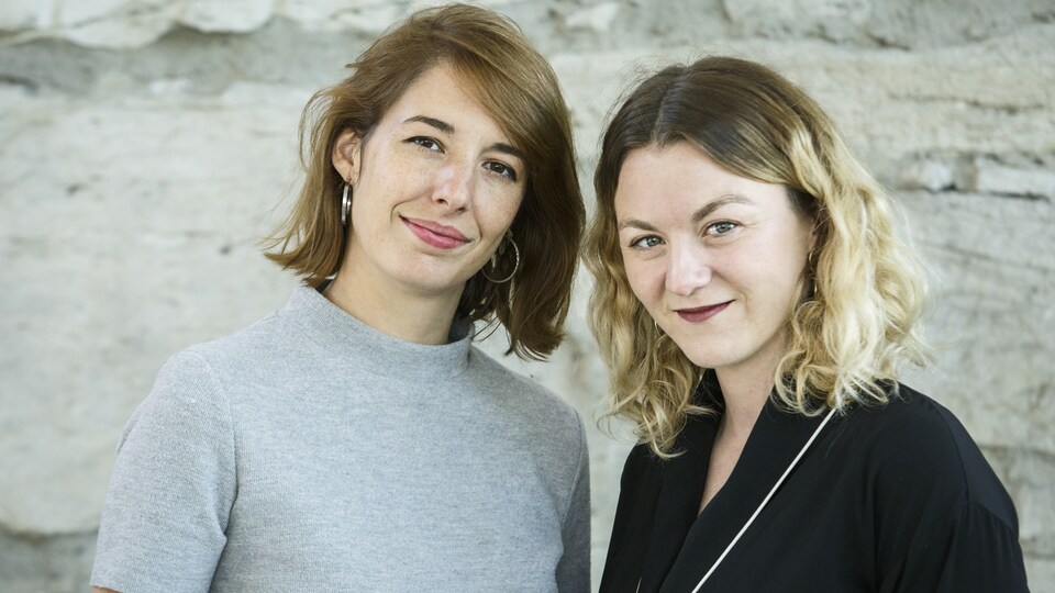 L'illustratrice Agathe Bray-Bourret et la chanteuse Stephanie Boulay