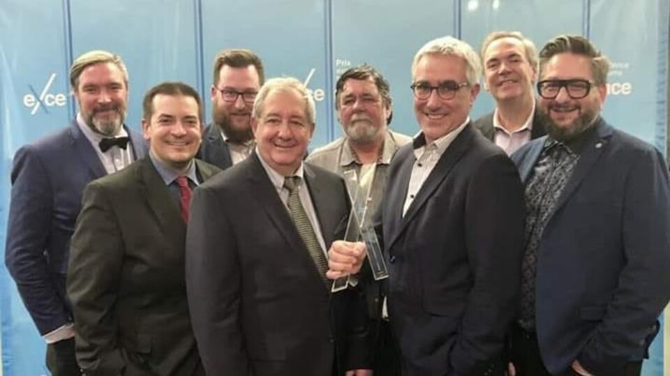 L'équipe de Tourisme Côte-Nord lors du gala des Prix excellence tourisme 2019 à Drummondville