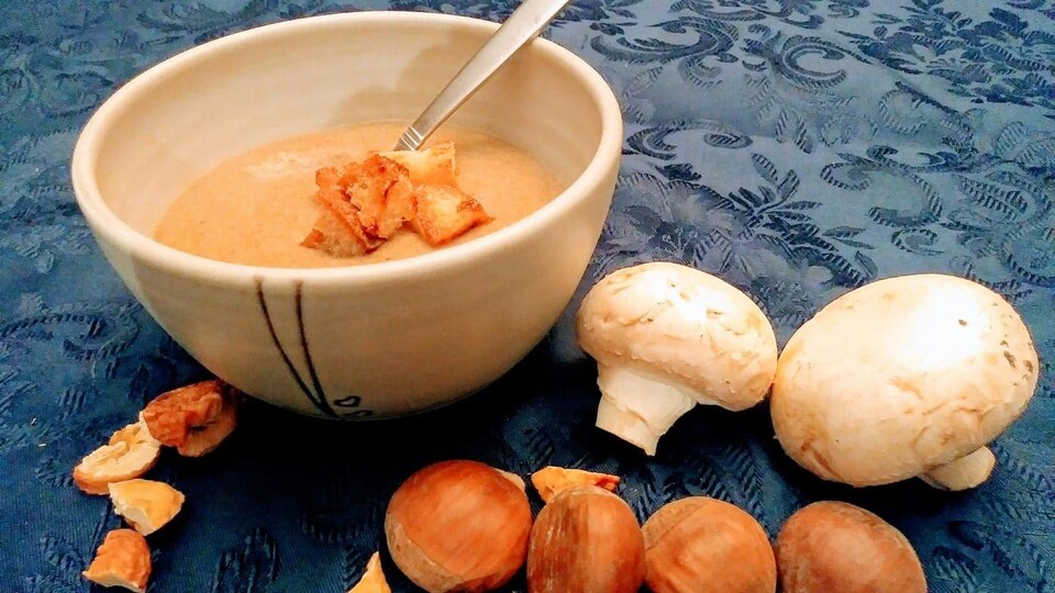Le velouté châtaigne et champignons de Manon Houle
