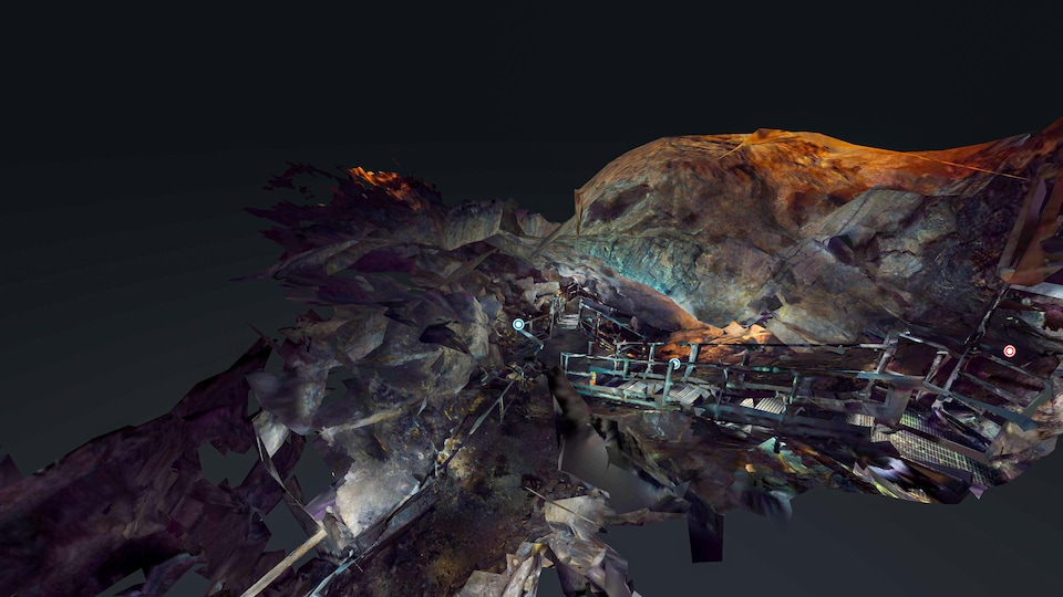 Une image étendu de la grotte de St-Elzéar
