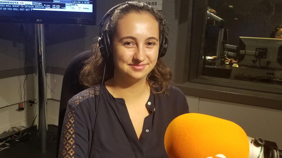 Aliénor Rougeot, activiste de l'environnement dans nos studios à Toronto.