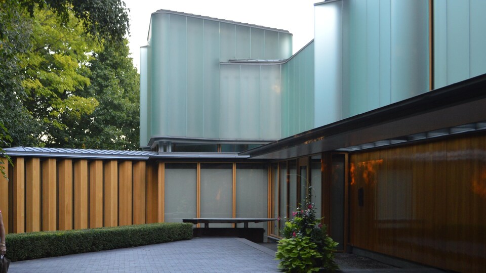 Cour intérieur de la Integral House de Toronto.