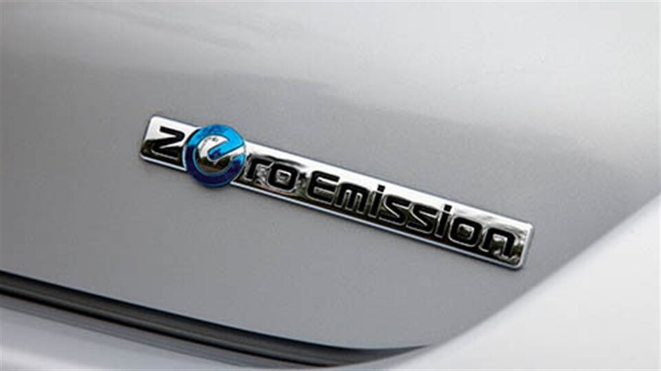 Logo de voiture zéro émission