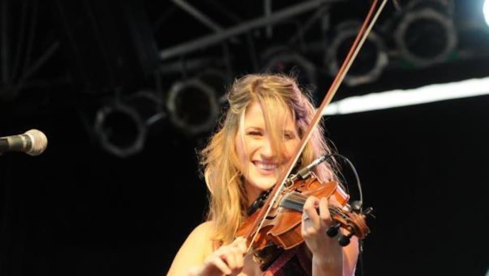 La violoniste Dominique Dupuis.
