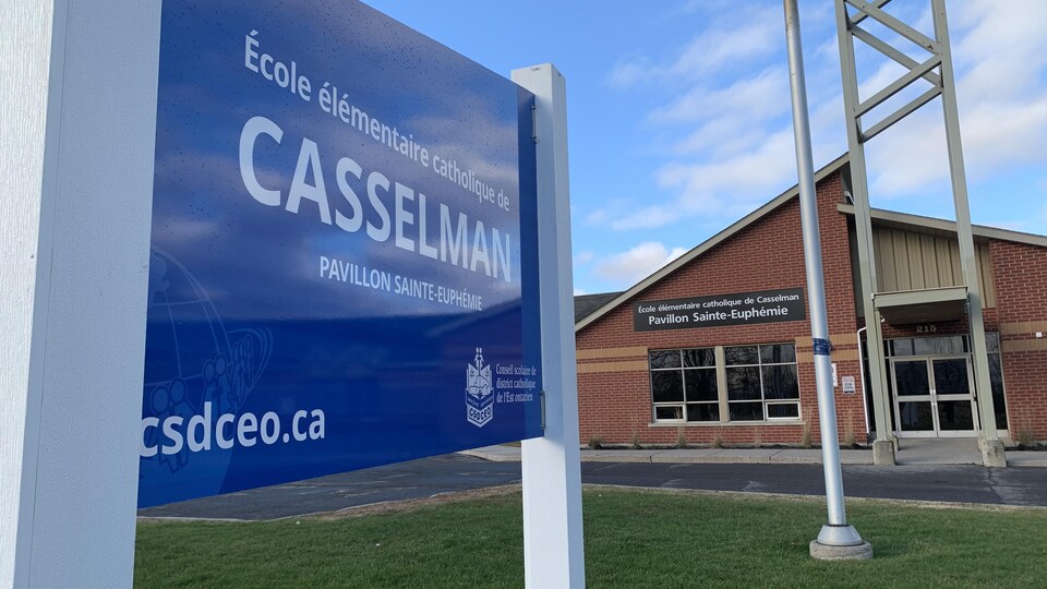 COVID19 fermeture d'un pavillon de l’École élémentaire catholique de