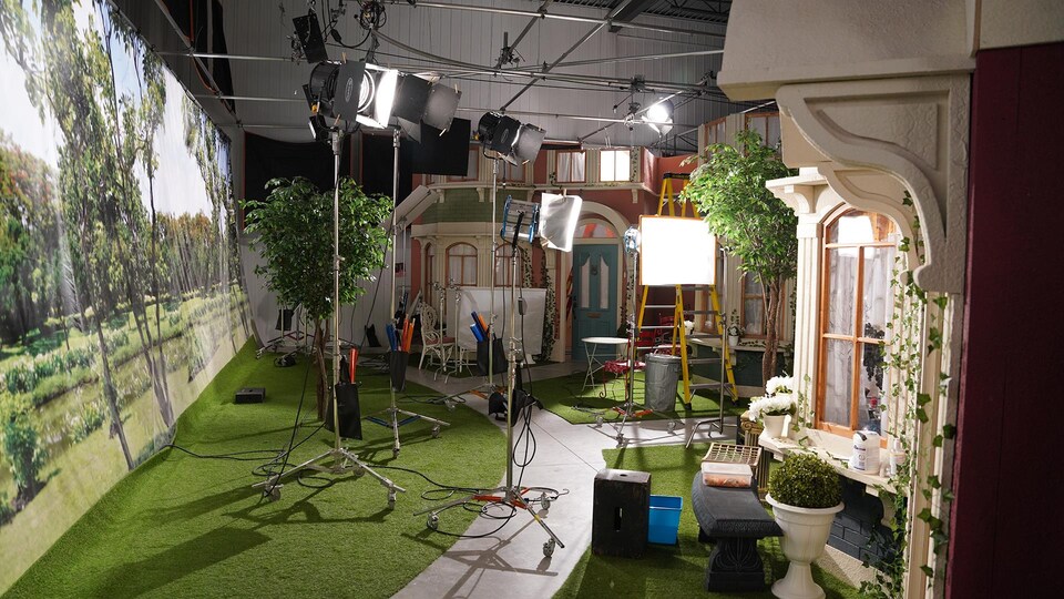 Le plateau de la série « Famille magique ».