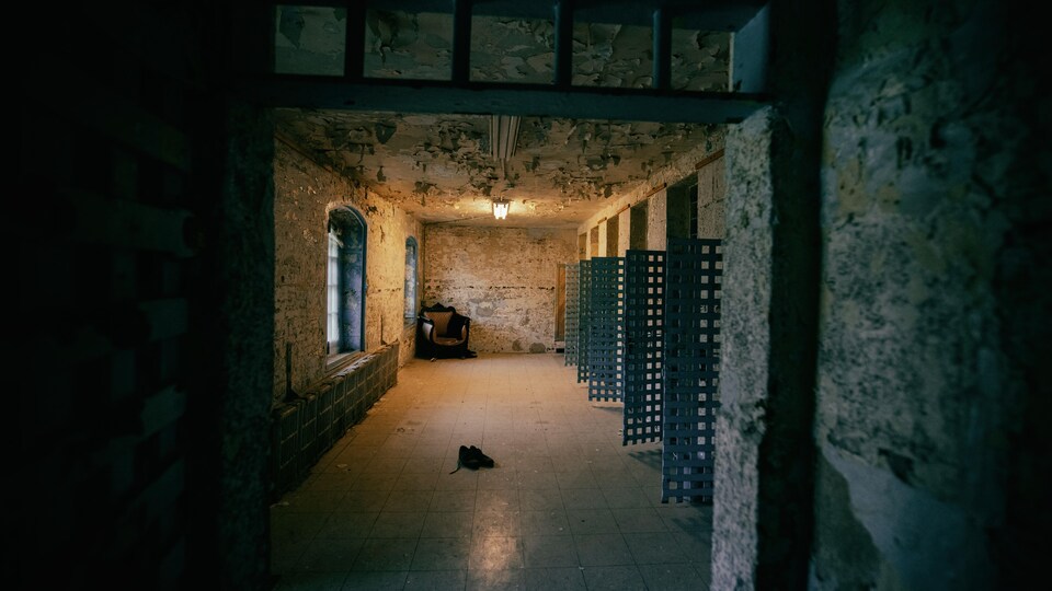 Les cellules de la prison Winter.
